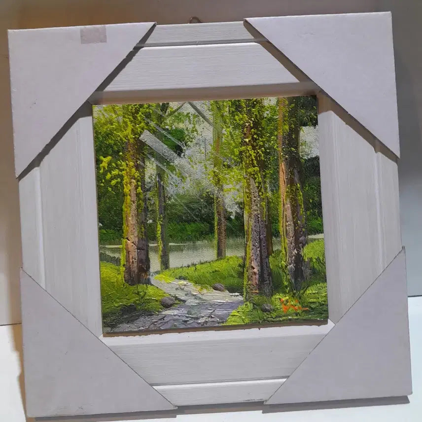 [BUNJANG] Oil Painting Landscape Framed Artwork / 유화 풍경 그림 액자