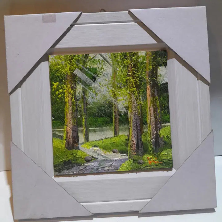 [BUNJANG] Oil Painting Landscape Framed Artwork / 유화 풍경 그림 액자
