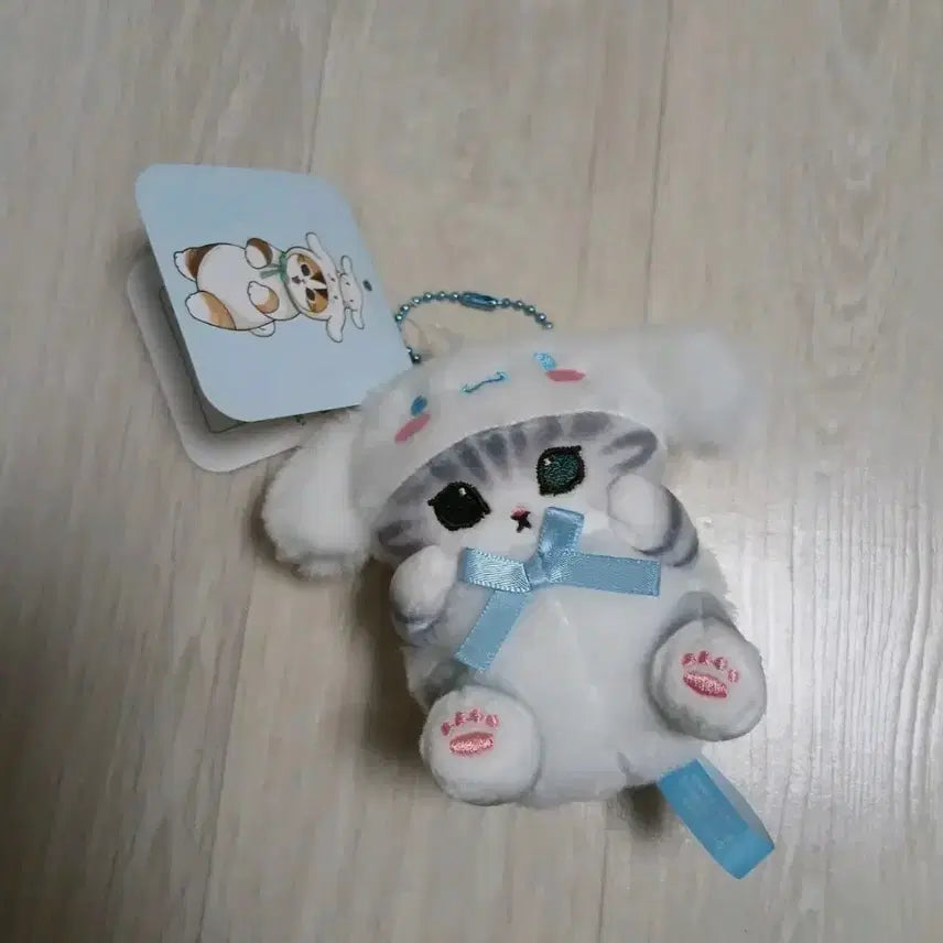 [BUNJANG] Sanrio Mofusand Cinnamoroll Mascot Plush Keychain / 산리오 모프샌드 시나모롤 모후샌드 마스코트 인형 키링 모후산도