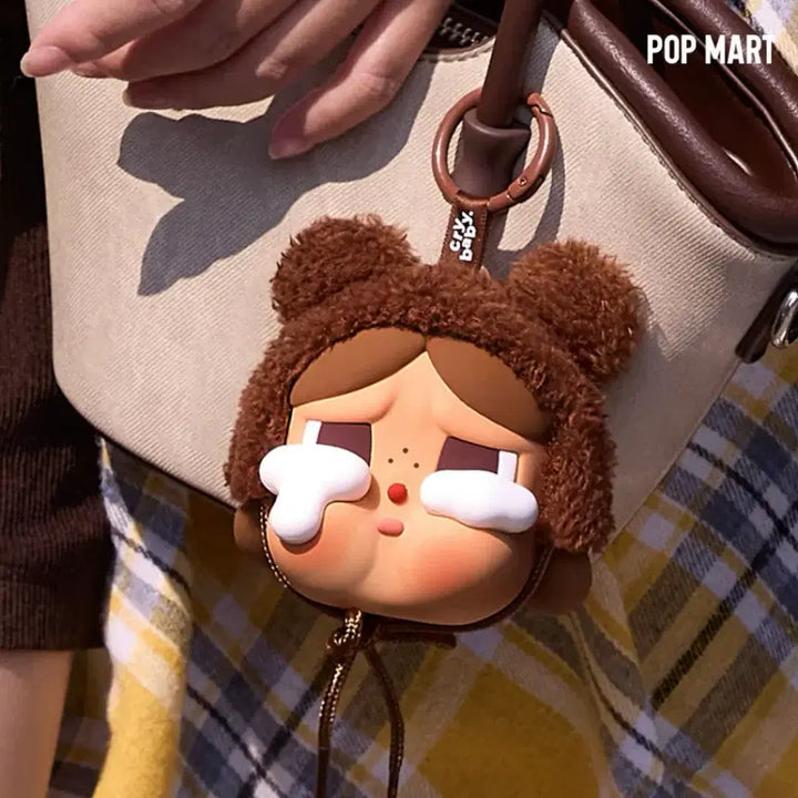 [BUNJANG] POP MART Crybaby Crying Again Series Earphone Pouch Bear / 팝마트 크라이베이비 크라잉 어게인 시리즈 이어폰 백 곰