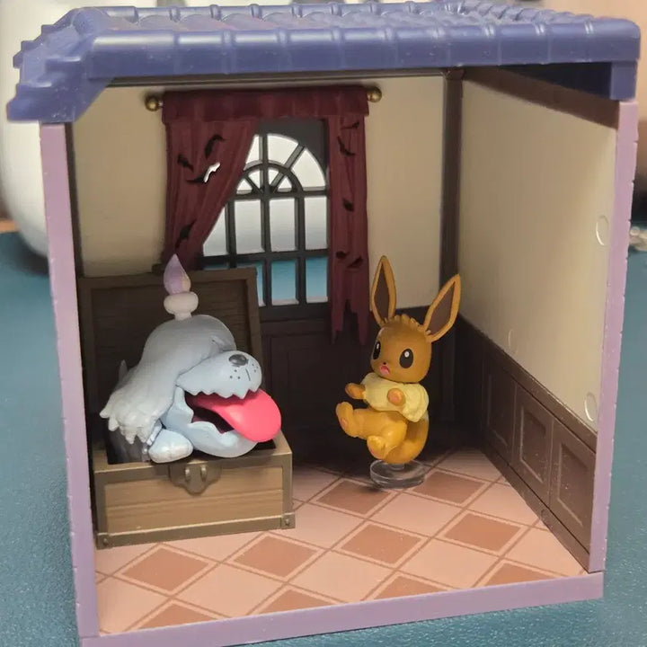 [BUNJANG] Pokemon Re-Ment "Midnight Mansion" Eevee &amp; Mimikyu Set / 포켓몬 리멘트 자정의 이상한 저택 (이브이&amp;망망이)