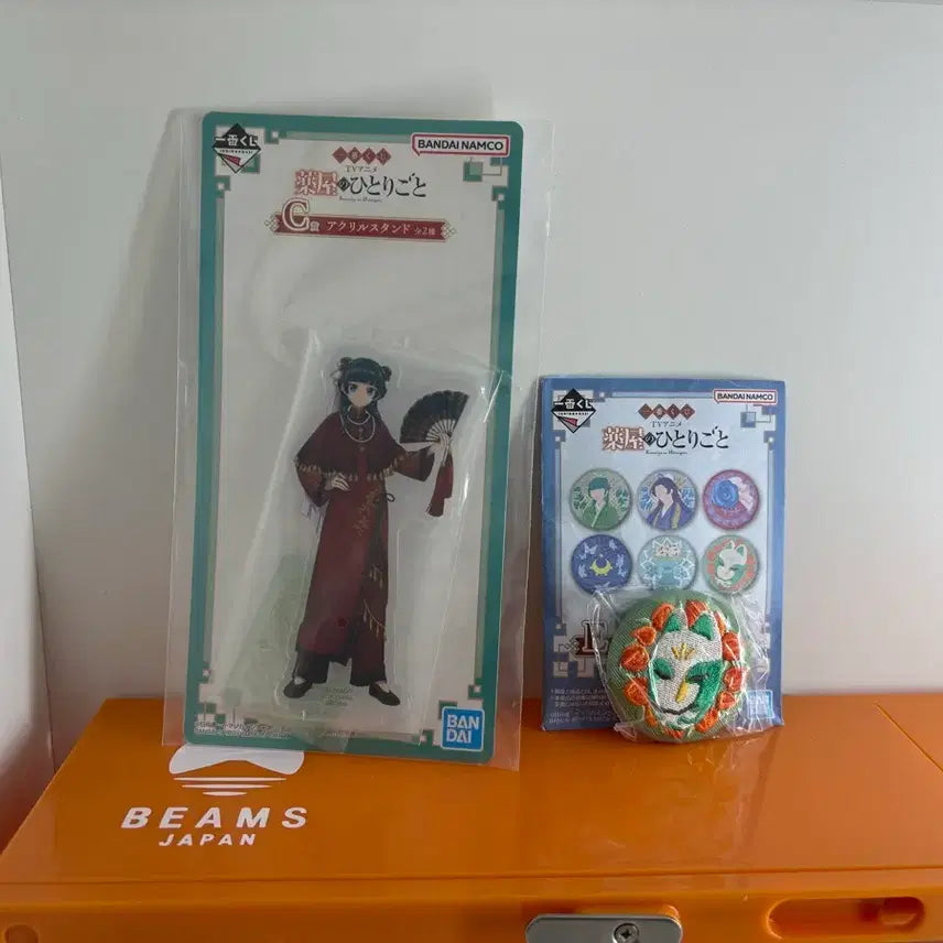 [BUNJANG] Kusuriya no Hitorigoto Ichiban Kuji C Prize Acrylic Stand + Can Badge Set / 제일복권 약사의 혼잣말 C상 아크릴 스탠드 + 캔뱃지