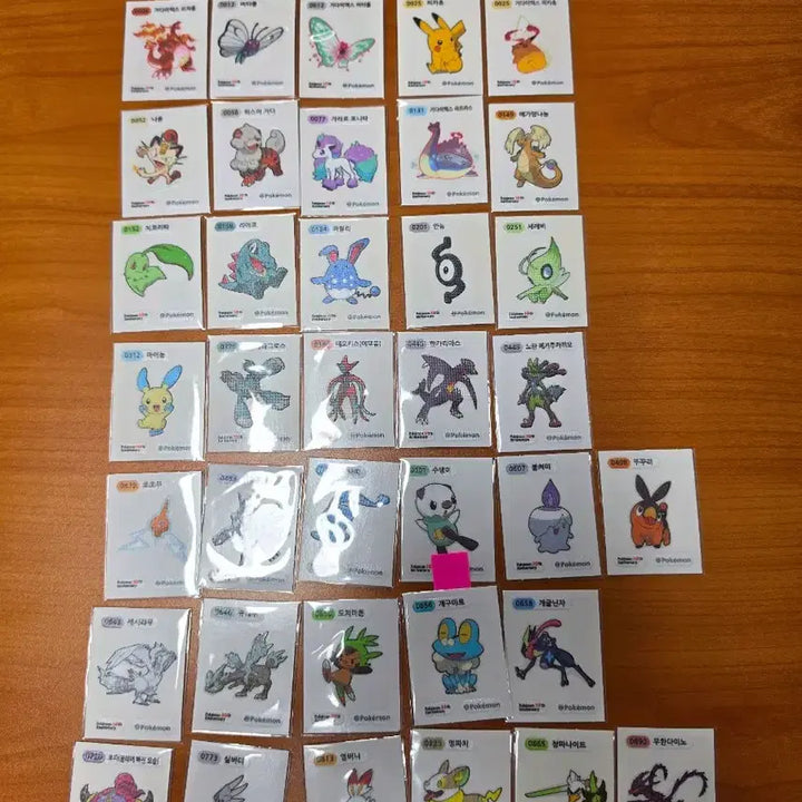 [BUNJANG] Pokemon 30th Anniversary Season 5 &amp; Artwork Sticker Exchange / 포켓몬 30주년 시즌5 및 아트웍 교환