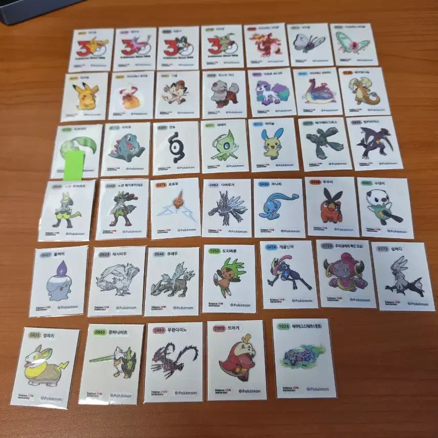 [BUNJANG] Pokemon 30th Anniversary Season 5 &amp; Artwork Sticker Exchange / 포켓몬 띠부씰 30주년 시즌5 &amp; 아트웍 교환 - 업데이트(6/27)