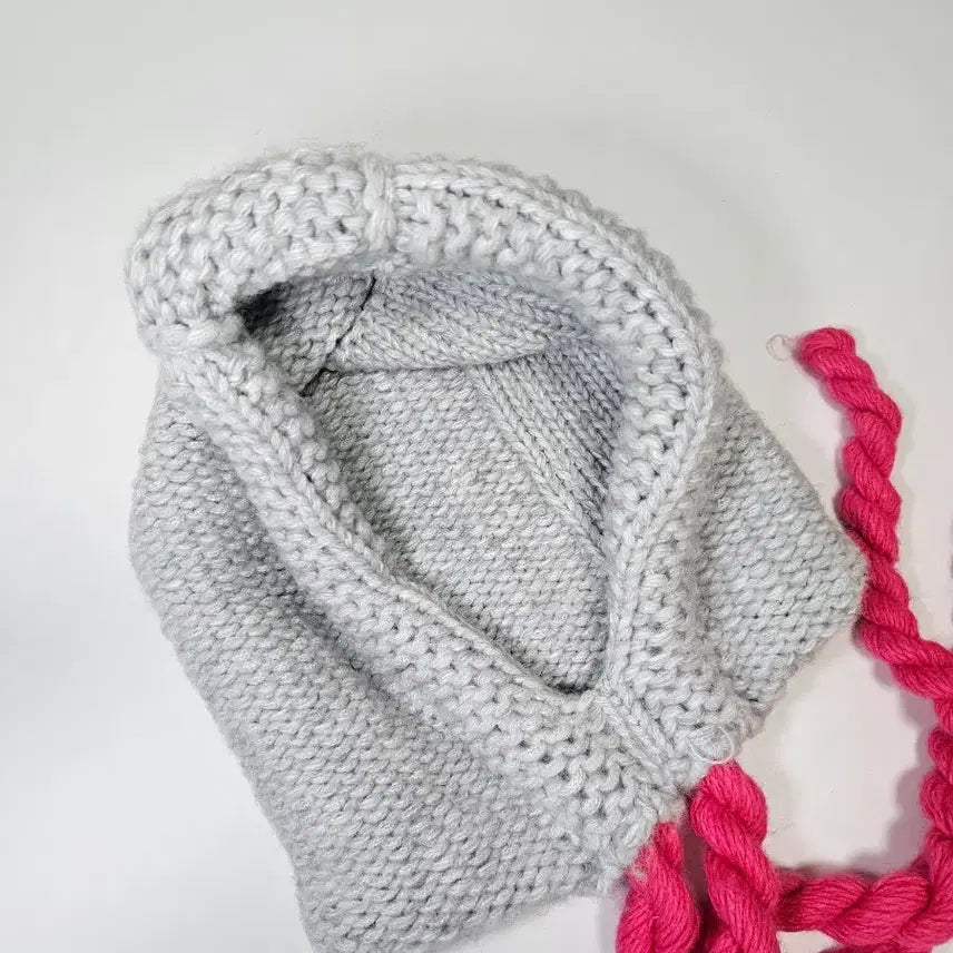 [SOLD OUT] 니트 후드 바라클라바 모자