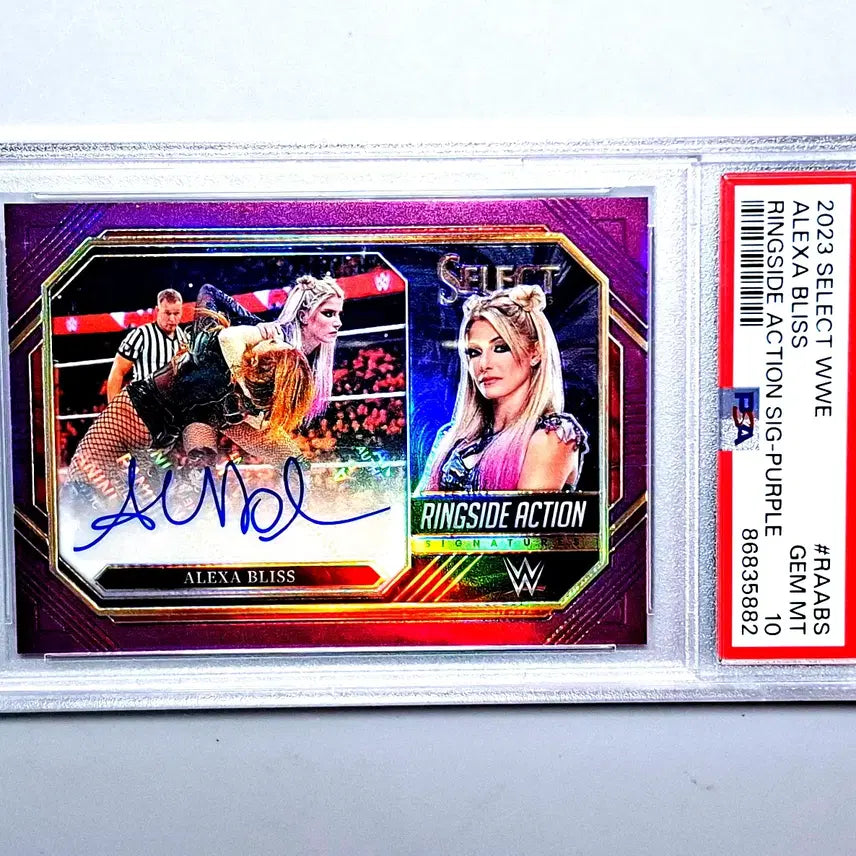 [BUNJANG] Alexa Bliss 35 Purple Prism Auto PSA 10 2023 Select WWE Trading Card / 알렉사 블리스 /35 퍼플 오토 PSA10 2023 셀렉 WWE