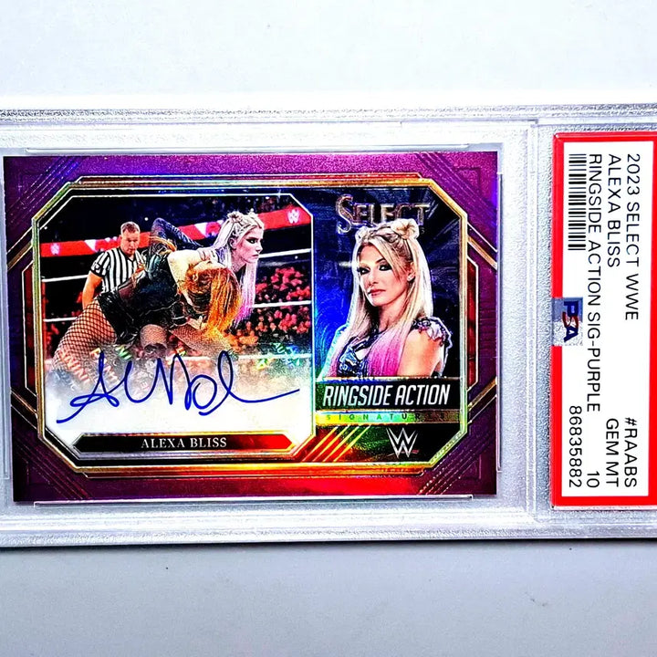 [BUNJANG] Alexa Bliss 35 Purple Prism Auto PSA 10 2023 Select WWE Trading Card / 알렉사 블리스 /35 퍼플 오토 PSA10 2023 셀렉 WWE