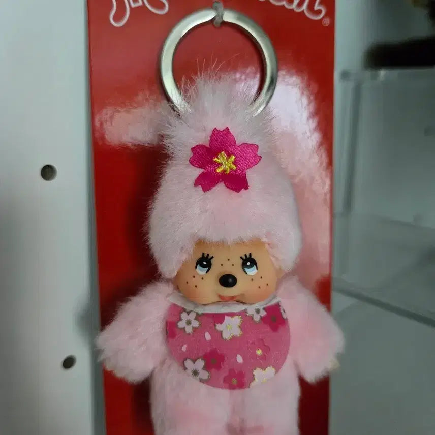 [BUNJANG] Monchhichi Cherry Blossom Charm / 일주일만 가겍내림ㅡ몬치치 벚꽃키링