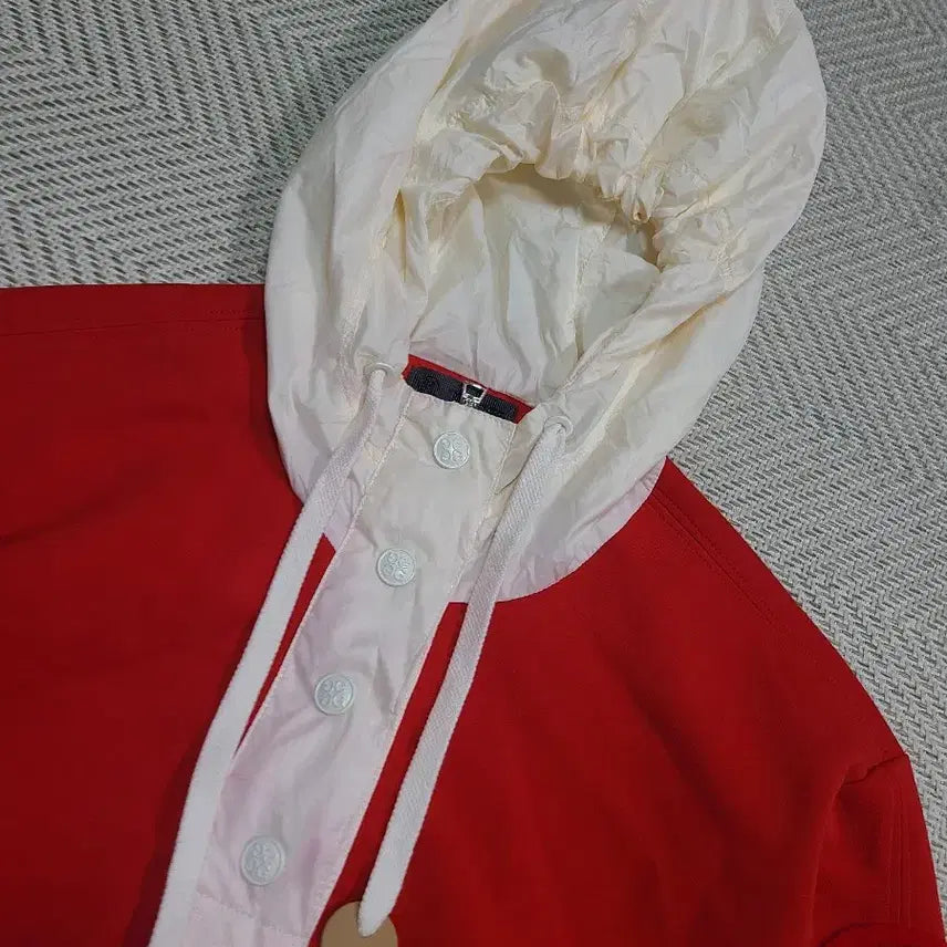 [BUNJANG] G/Fore x Tory Burch Embossed Logo Hoodie - Red (Women&