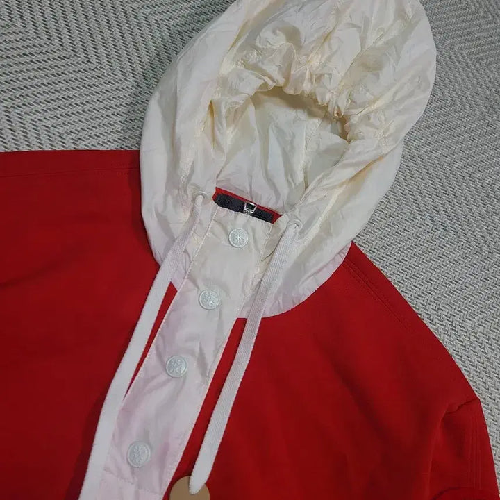 [BUNJANG] G/Fore x Tory Burch Embossed Logo Hoodie - Red (Women&
