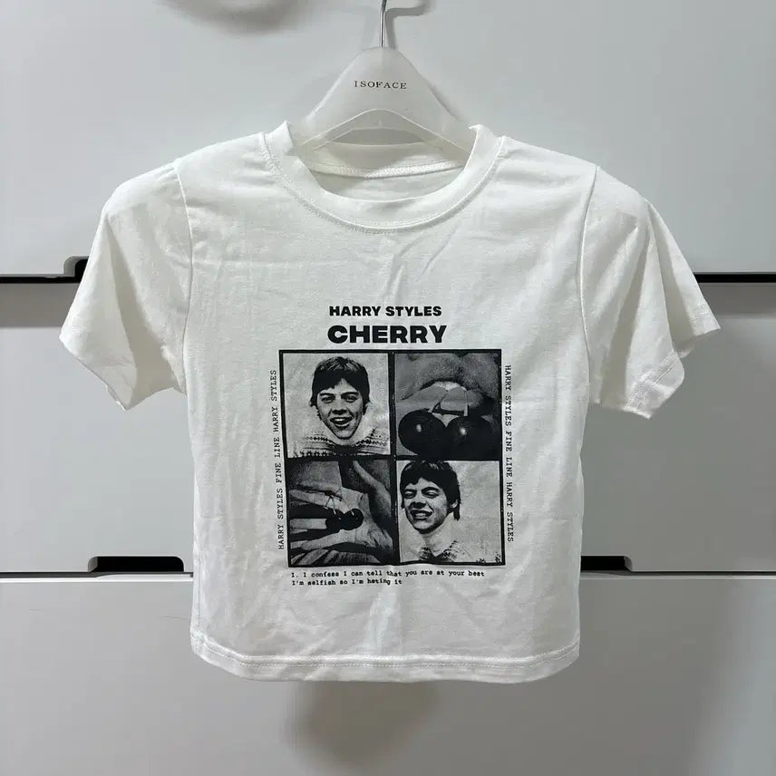 [BUNJANG] Cropped T-Shirt / 체리크롭티