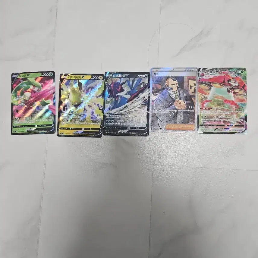 [BUNJANG] Pokemon Trading Cards Bundle (5 Cards) / 포켓몬카드