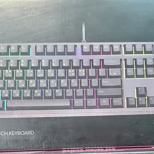 [BUNJANG] ABKO EK995P RGB Non-Contact Gaming Keyboard / 앱코 EK995P RGB 무접점 게이밍 키보드