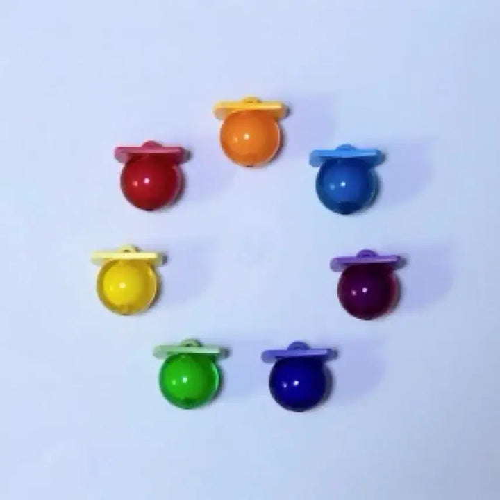 [BUNJANG] Reborn! Arcobaleno Pacifier Full Set Gacha / (희귀) 히트맨 리본 가히리 아르꼬발레노 쪽쪽이 풀세트 가챠