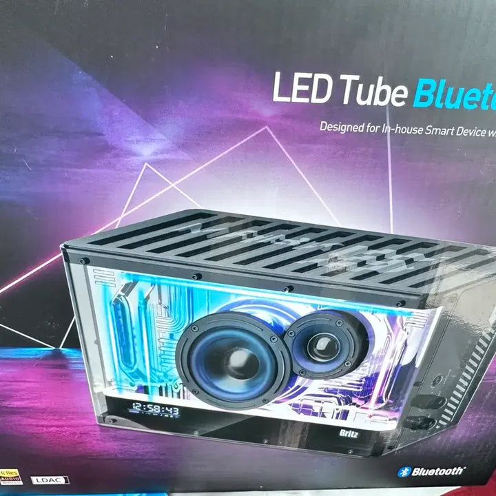[BUNJANG] Britz Bluetooth 5.3 Hi-Res Speaker RGB LED BR-MARK5 / 브리츠 블루투스 5.3 Hi-Res 스피커 RGB LED BR-MARK5