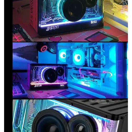 [BUNJANG] Britz Bluetooth 5.3 Hi-Res Speaker RGB LED BR-MARK5 / 브리츠 블루투스 5.3 Hi-Res 스피커 RGB LED BR-MARK5