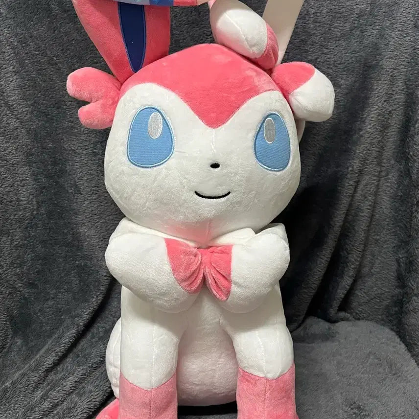 [BUNJANG] Pokemon Sylveon Large Plush 45cm / 포켓몬스터 님피아 대형인형 45cm 님피아인형