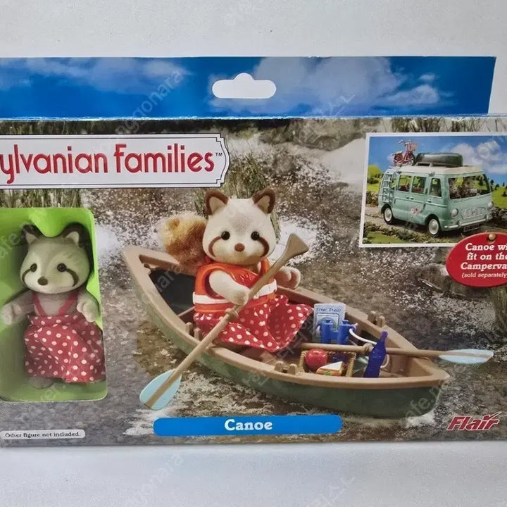 [BUNJANG] Sylvanian Families Raccoon Girl Boat / 실바니안 패밀리 너구리보트 소녀