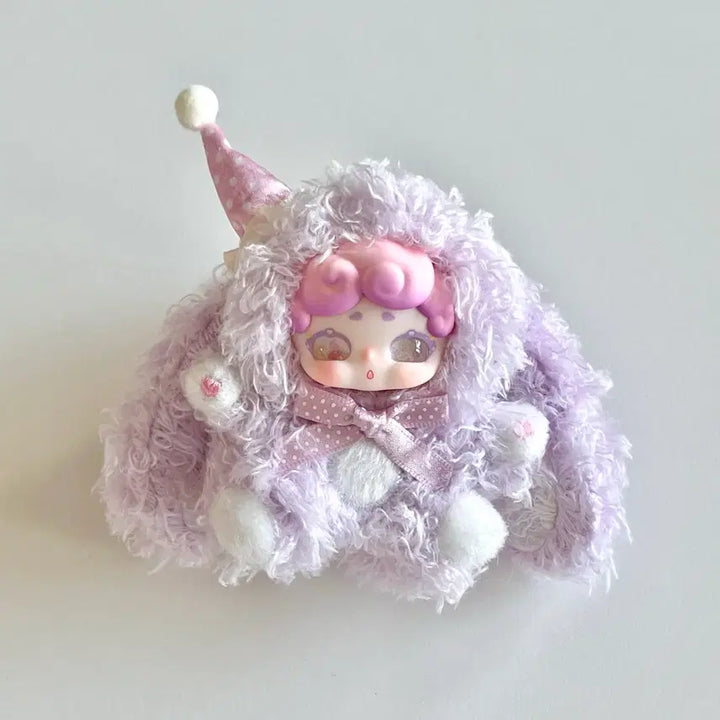 [BUNJANG] Lucky Draw Bunny Mini v5 Purple / 럭키디어나이 밤토끼 미니 v5 _보라뽀글이