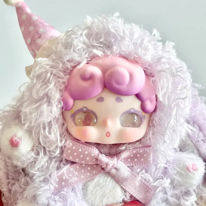 [BUNJANG] Lucky Draw Bunny Mini v5 Purple / 럭키디어나이 밤토끼 미니 v5 _보라뽀글이