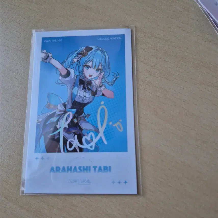 [BUNJANG] Stellive Tabi Signed Cheki Card / 스텔라이브 타비 사인 체키카드
