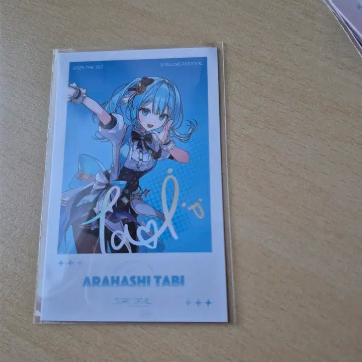 [BUNJANG] Stellive Tabi Signed Cheki Card / 스텔라이브 타비 사인 체키카드