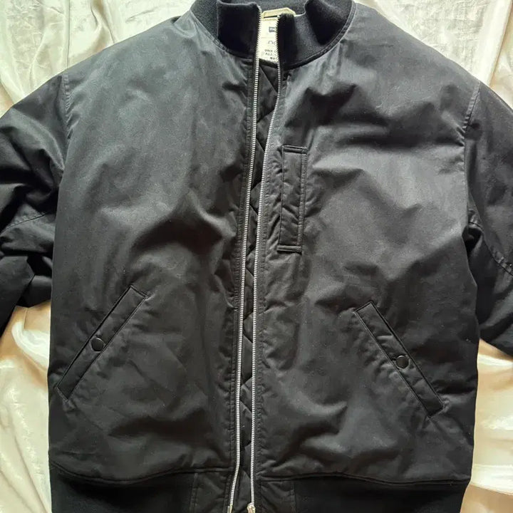 [BUNJANG] nanamica Insulation Varsity Jacket Black L / 나나미카 인슐레이션 바시티 자켓 블랙 L