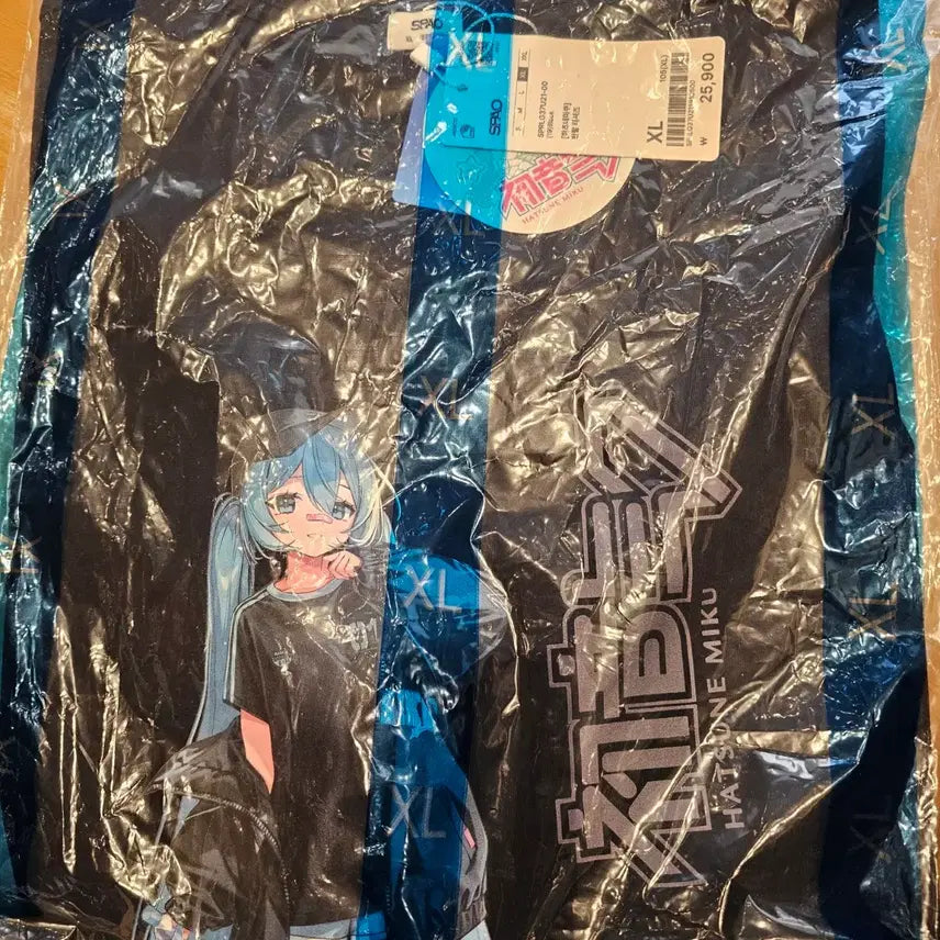 [BUNJANG] SPAO x Hatsune Miku Short Sleeve T-shirt XL / 스파오 하츠네 미쿠 반팔 Xl 판매
