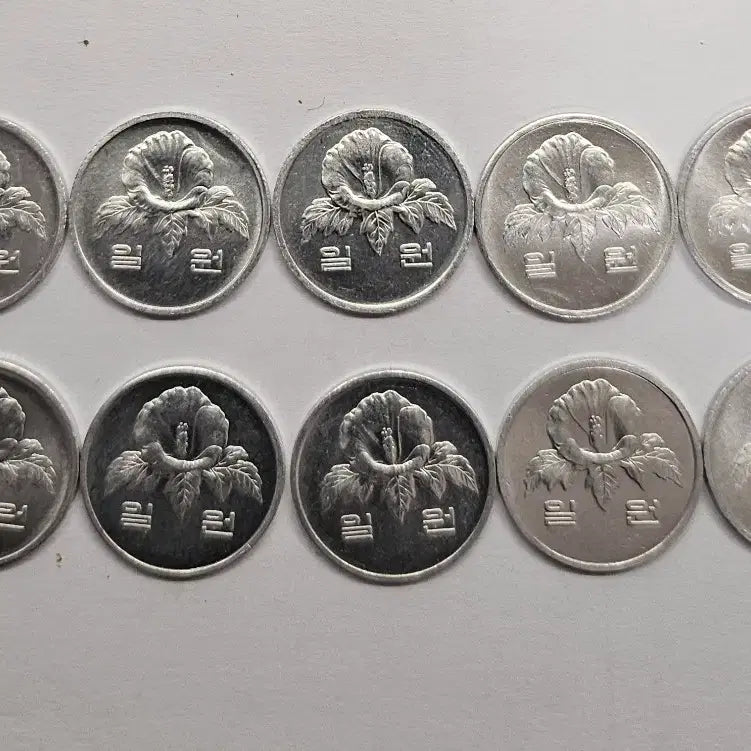 [BUNJANG] 1983 1 Won Coin Bundle (10 pcs) / 1983년 1원 동전 10개 일괄