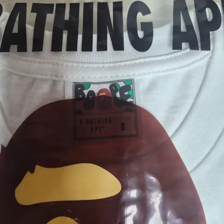 [BUNJANG] BAPE ABC Camo Milo On Ape Head T-Shirt White/Pink (Women&