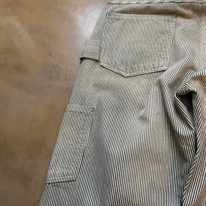 [BUNJANG] URSUS BAPE Hickory Carpenter Work Pants (Made in Japan) / URSUS BAPE 히코리 카펜터 워크팬츠 34 일본생산