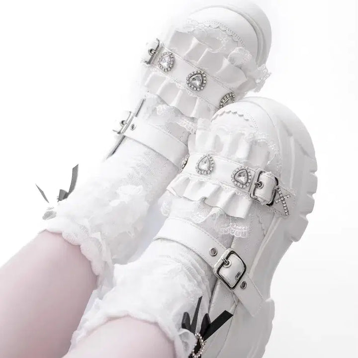 [BUNJANG] Yosuke Platform Shoes (Size 38/240) / 전학생 통굽 트랜스퍼 통굽 양산형 양지뢰 버블즈 요스케