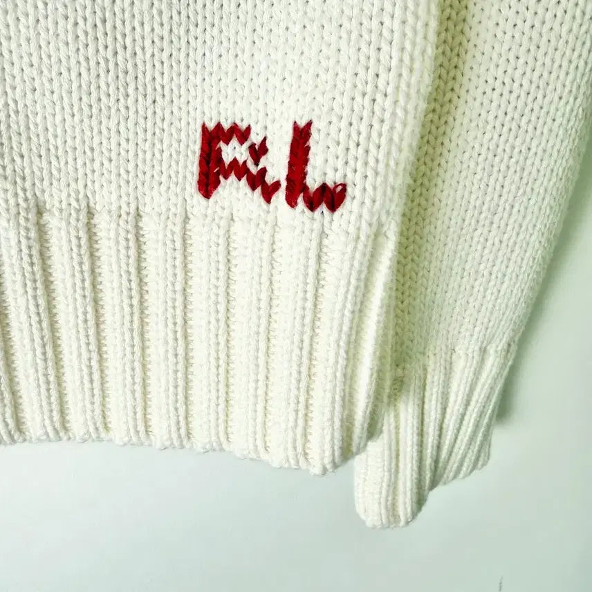 [BUNJANG] Polo Ralph Lauren Stars and Stripes Knit Sweater / 폴로 성조기 라운드 니트