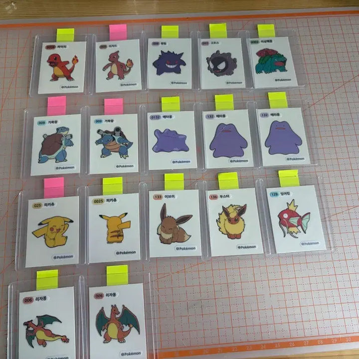 [BUNJANG] Pokemon Stickers Bundle Set / 포켓몬 띠부씰 일괄