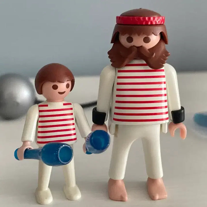 [BUNJANG] Playmobil Medieval Knight With Son (Used) / 중고 플레이모빌 차력사 부자