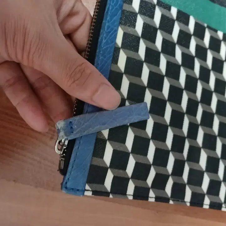 [BUNJANG] Pierre Hardy Cube Tricolor Clutch / 피에르하디 큐브 삼선 클러치