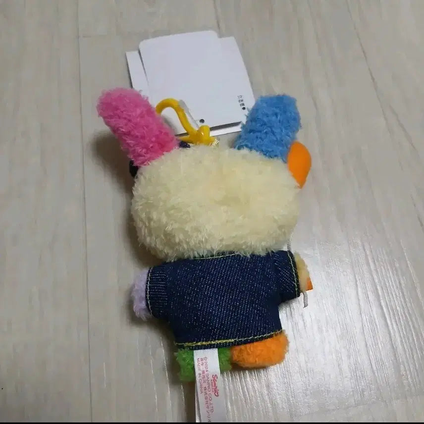 [BUNJANG] Sanrio Usahana Denim Series Mascot Keychain Doll / 산리오 우사하나 데님 시리즈 마스코트 키링 인형 우사하나
