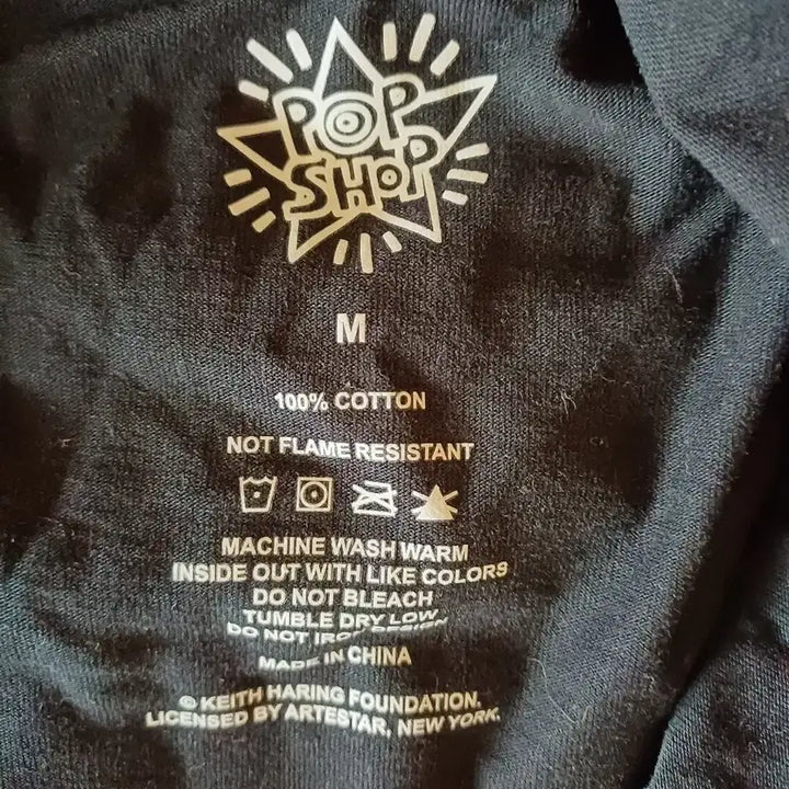 [BUNJANG] Pop Shop Keith Haring T-Shirt (M) / 팝샵 키스헤링 티셔츠 M 판매합니다