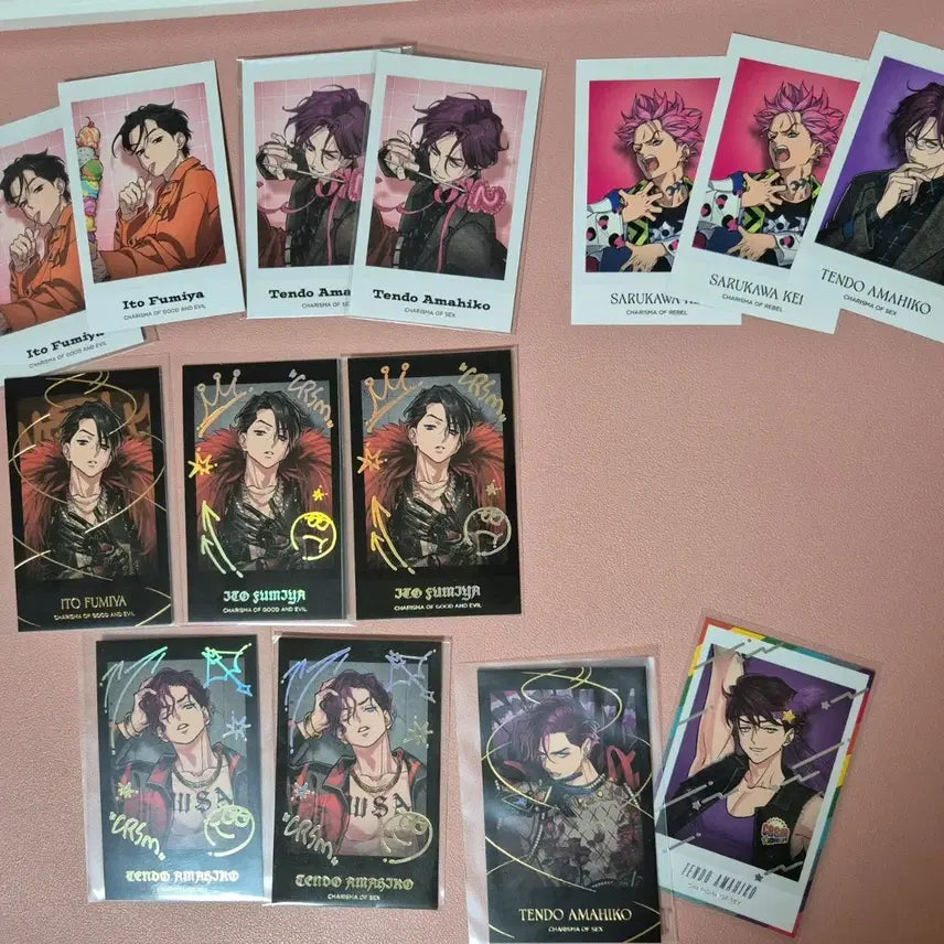 [BUNJANG] Charisma Photocard Bundle Set: Ito Fumiya, Tendo Amaiko, Saru / 카리스마 포카 체키 일괄) 이토 후미야 텐도 아마히코 사루