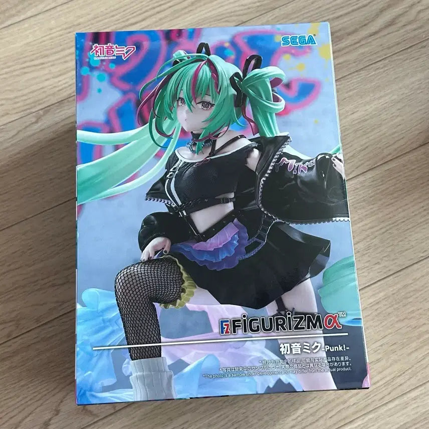 [BUNJANG] SEGA Figurizum Hatsune Miku Punk Figure (Sealed) / 미개봉) 세가 피규어리즘 하츠네 미쿠 펑크 피규어