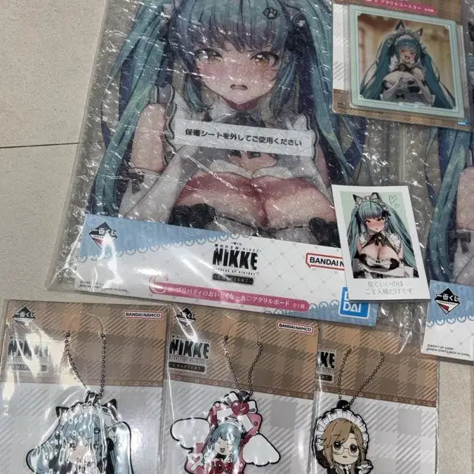 [BUNJANG] Niki Gacha Chapter 7 C Prize Privaty Acrylic Board + Photocard + Strap Bundle Set / (일괄)니케 쿠지 챕터7 C상 프리바티 아크릴보드 + 포토카드 + 스트랩