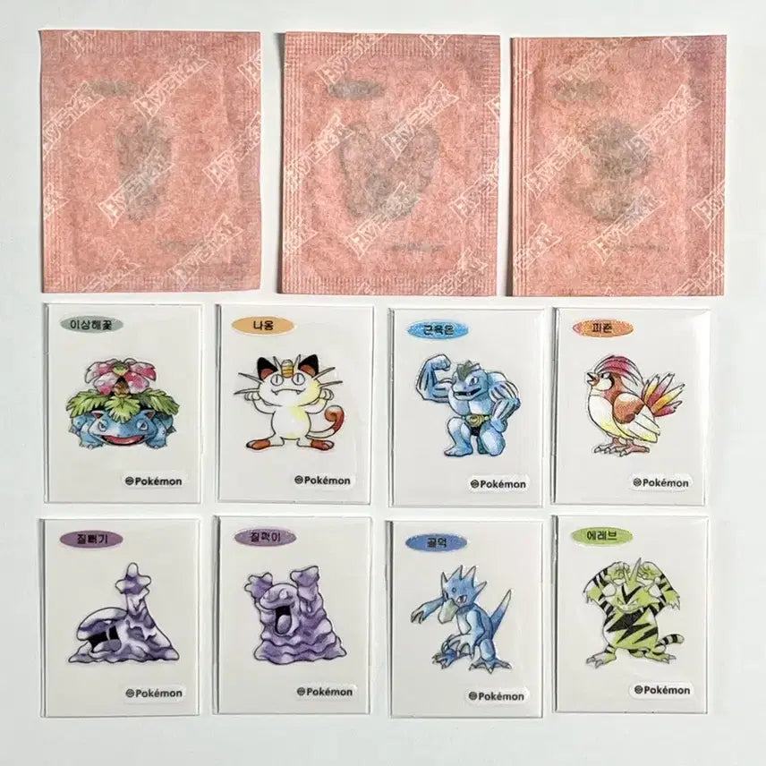 [BUNJANG] Pokemon 30th Anniversary Artwork Stickers Trading / 포켓몬 30주년 아트웍 띠부씰 교환