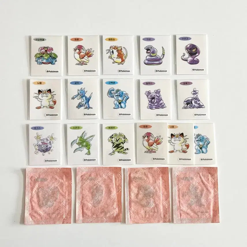 [BUNJANG] Pokemon 30th Anniversary Artwork Stickers Trading / 포켓몬 30주년 아트웍 띠부씰 교환