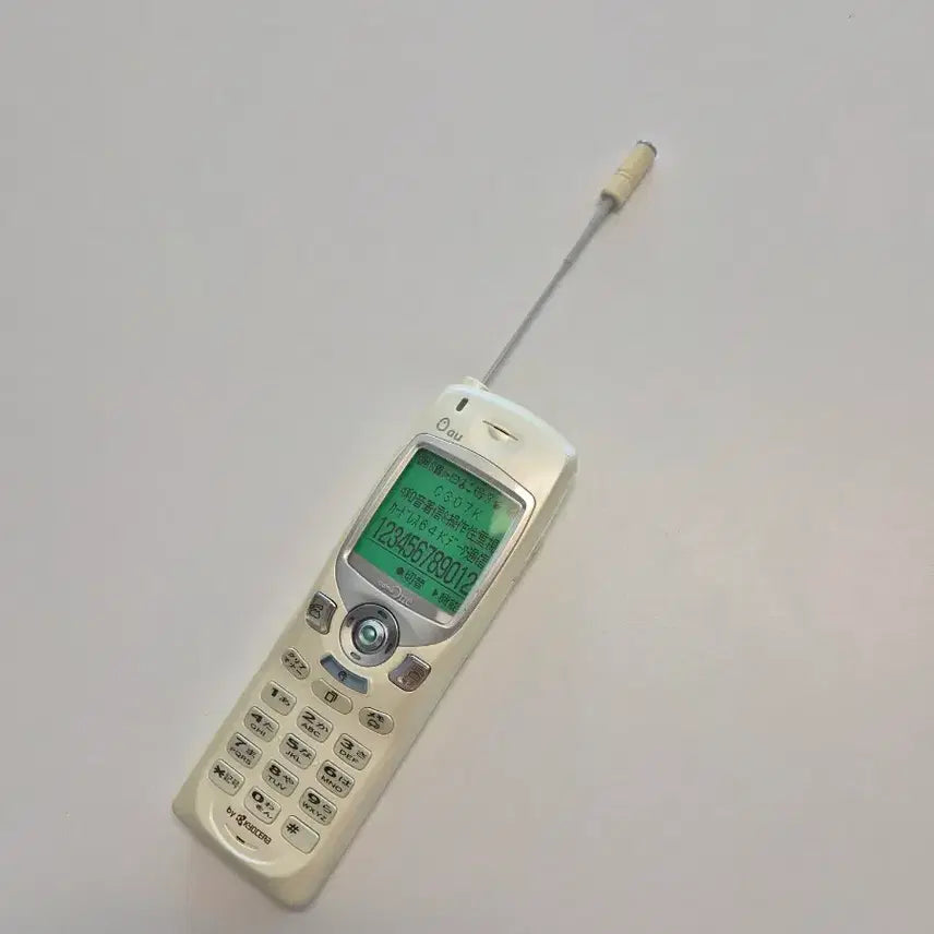 [BUNJANG] Au Retro Y2K Lemon Bar-Type Mock-up Phone Model / 일본 고전 y2k au 레몬 일본 핸드폰 모형폰 바형 목업폰