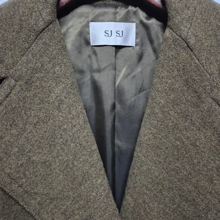 [BUNJANG] SJ Wool Blend Coat Khaki Size 95 / SJ SJ 코트 카키색 95