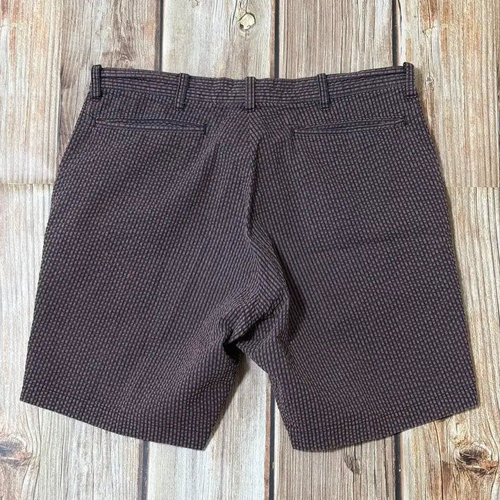 [SOLD OUT] ANATOMICA 아나토미카 트림핏 시어서커 쇼츠 브라운 색상 34사이즈