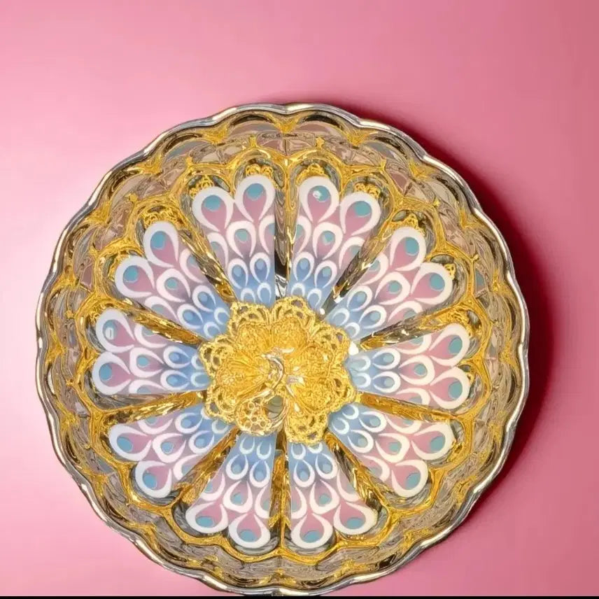 [BUNJANG] Phoenix Glass Tea Cup / 봉황 류리 야광 차잔 청수잔 불교 다기  지름10cm