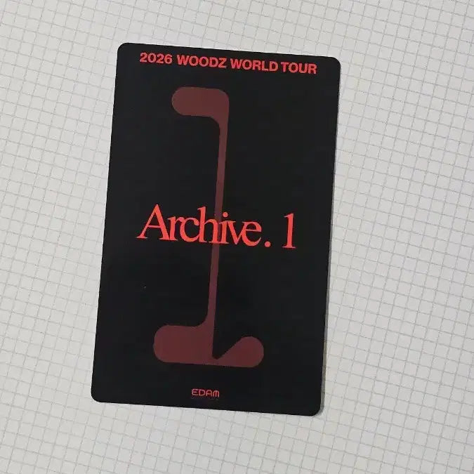 [BUNJANG] WOODZ Cho Seung Youn Archive 1 Concert Photocard / 우즈 조승연 아카이브원 인천 콘서트 기념포카