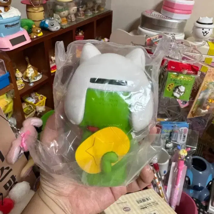 [BUNJANG] Keroro Fan Club Limited Maneki-Keroro Piggy Bank (Sealed) / 미개봉 케로로 팬클럽 한정 마네키케로로 저금통