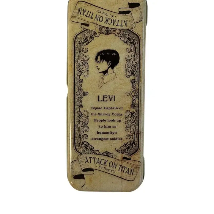 [BUNJANG] Attack on Titan Levi Tin Pencil Case / [고전] 진격의 거인 리바이 필통 틴케이스1